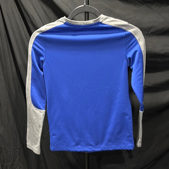 Under Armour Blue and Gray Long Sleeve Shirt - Picture 3 of 5
